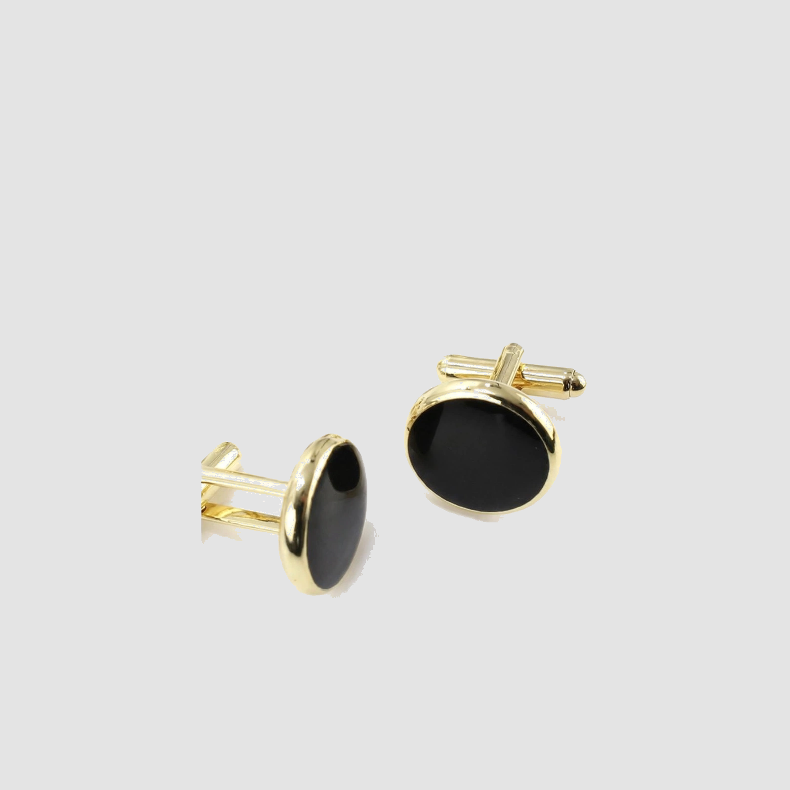 Cufflinks — Gold & Black